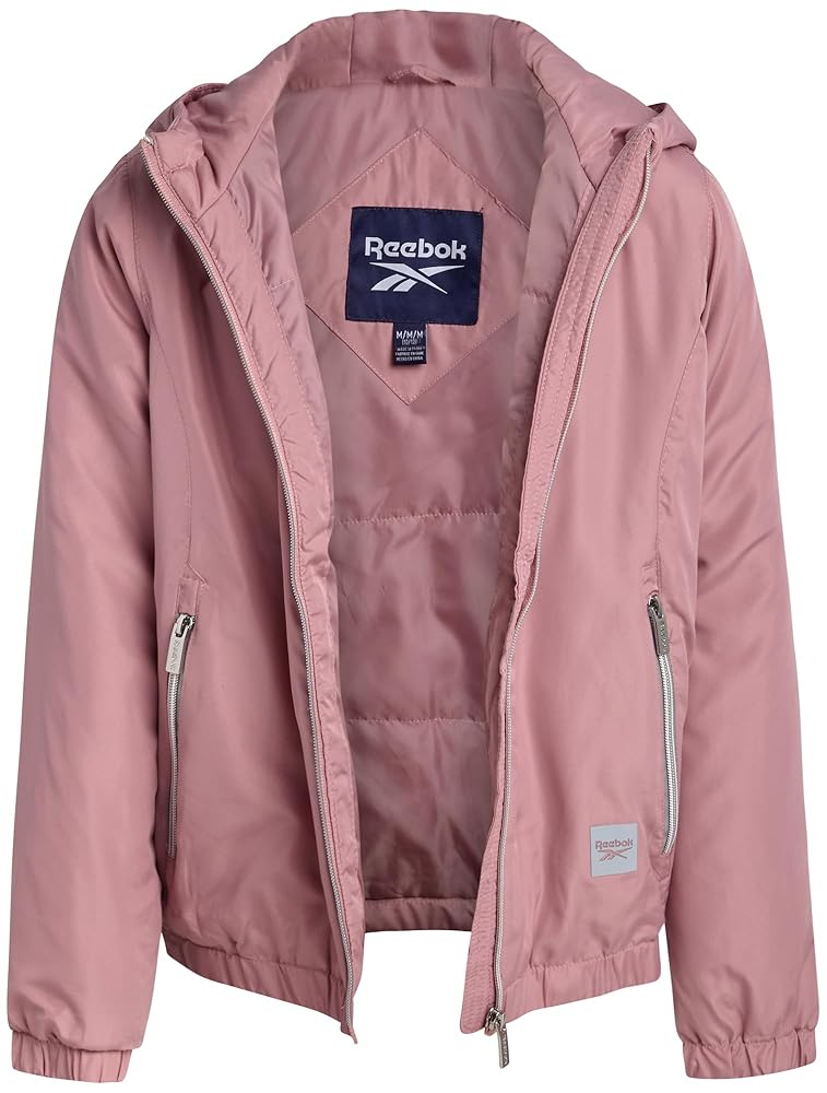 Amazon.com: Reebok Girls Windbreaker Jacket - Lightweight